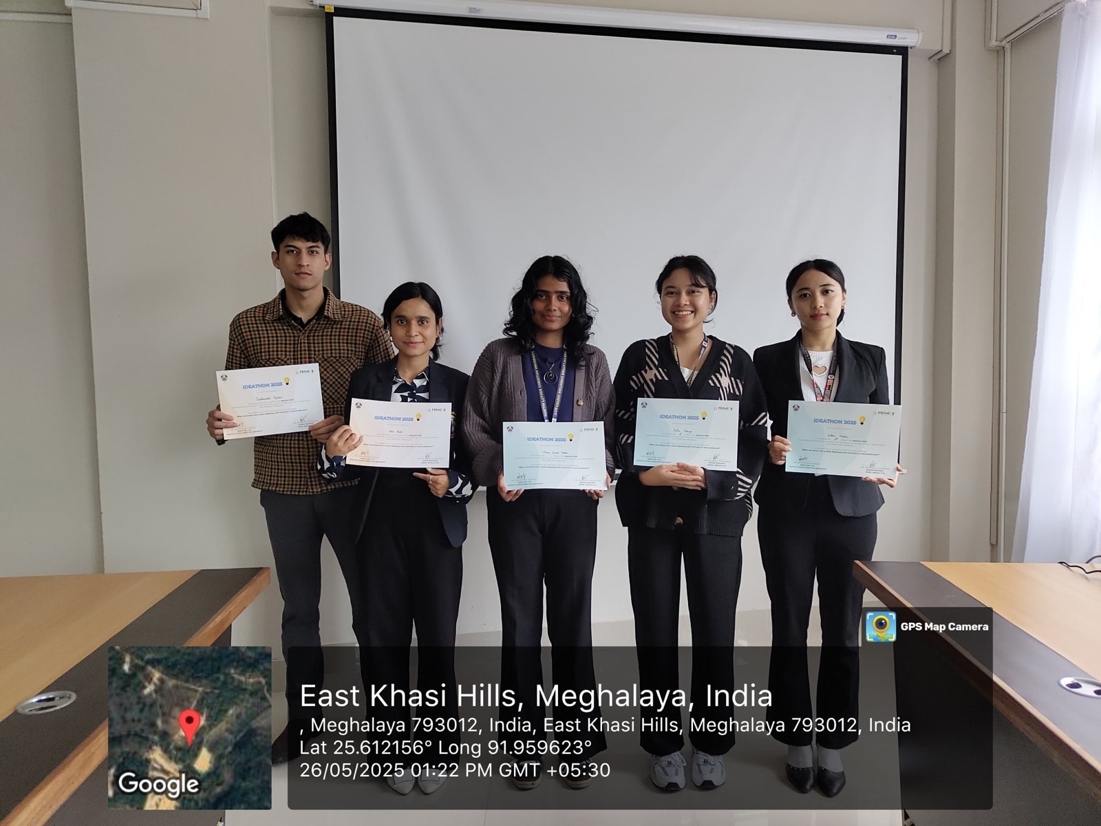 Student entrepreneurs at PRIME's Ideathon 2025