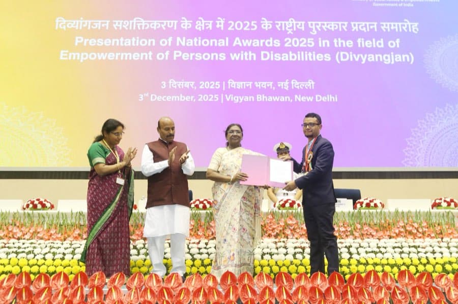 Ferdinand Lyngdoh Wins National Award for Empowerment of Persons with Disabilities 2025
